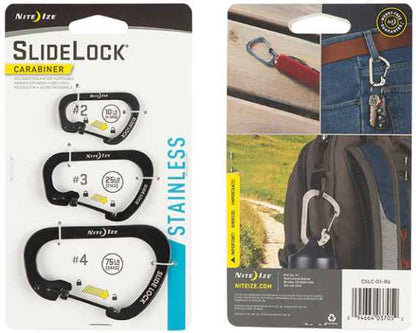 Carabiner Slide lock - Stainless Steel - nite Ize