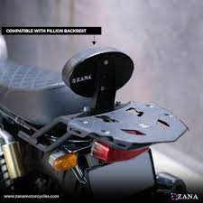 TOP RACK WITHOUT PLATE COMPATIBLE WITH PILLION BACKREST FOR GT/INTERCEPTOR 650 -ZI-8324