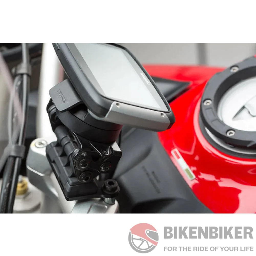 Ducati Multistrada/Enduro Ergonomics - Shock Absorbent Quick-Lock Gps Mount Sw-Motech