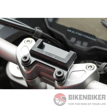 Ducati Multistrada/Enduro Ergonomics - Shock Absorbent Quick-Lock Gps Mount Sw-Motech