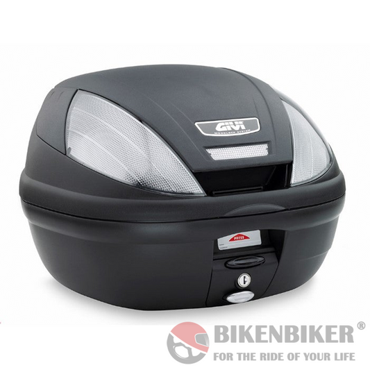 E370 Monolock Top Case - Smoked Reflectors - Givi