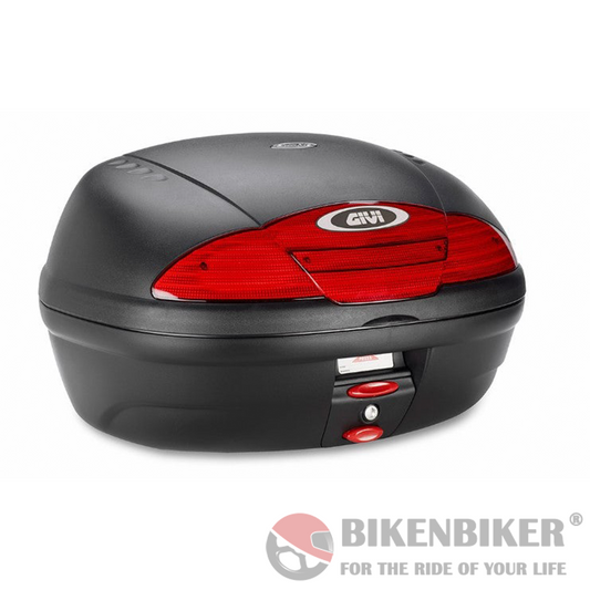 E450 Simply II Monolock Top Case - Red Reflectors - Givi