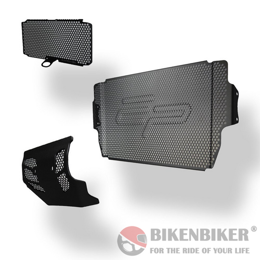 Ducati Multistrada 1200 Enduro Radiator, Oil Cooler & Engine Guard Set (2016+) - Evotech Performance