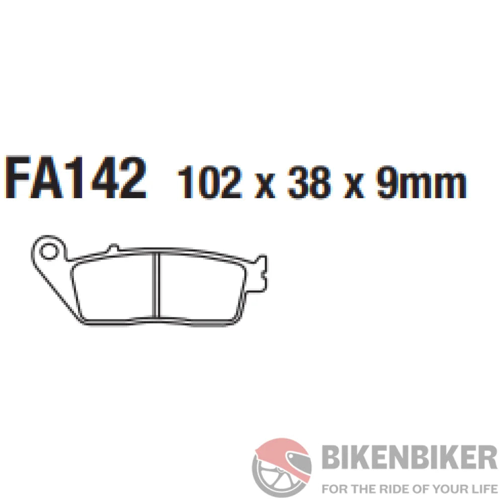 Fa142Hh Sintered Brake Pads - Ebc Brakes