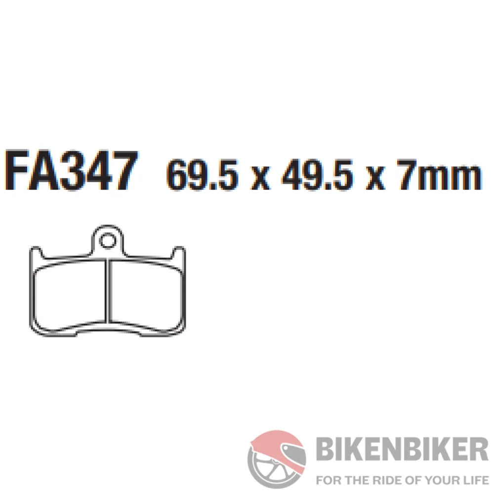 Fa347Hh Fully Sintered Brake Pads - Ebc Brakes