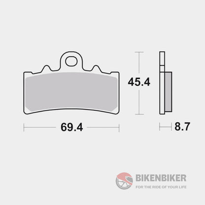 Front Brake Pads Sintered - 07Gr18Sa Brembo