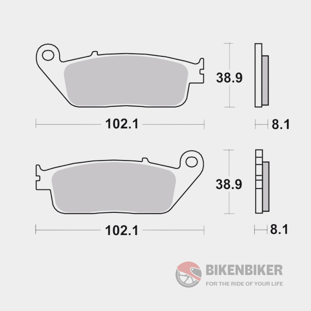 Front Brake Pads Sintered - 07Ho30Sa Brembo