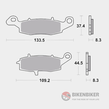 Front Brake Pads Sintered - 07Ka18Sa Brembo