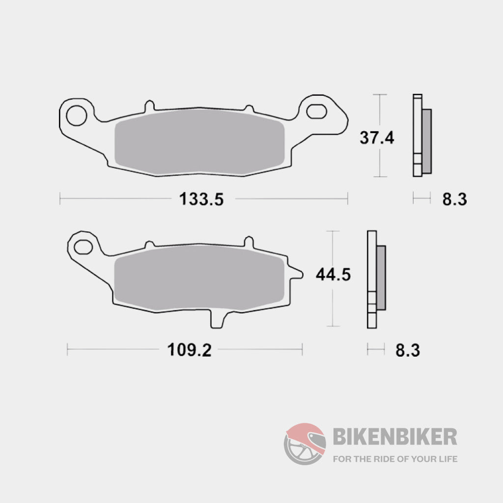 Front Brake Pads Sintered - 07Ka19Sa Brembo