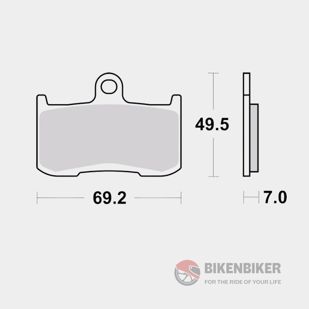 Front Brake Pads Sintered - 07Ka23Sa Brembo