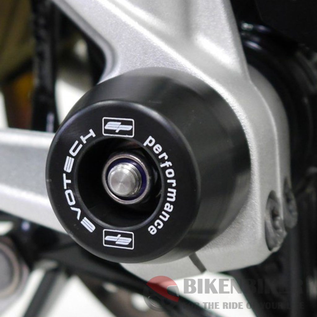 Triumph Street Triple Front Fork Spindle Bobbins 2013+ Evotech Performance