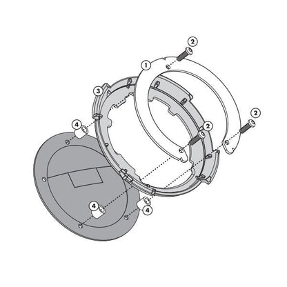 Specific Tank Ring for Harley Davidson Pan America - Givi