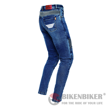 Bikeratti Steam Pro Lady Motorcycling Denim