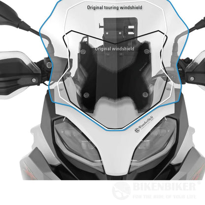 BMW F 900 Ergonomics - "Marathon" Windshield - Wunderlich