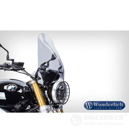 BMW R NineT Ergonomics - Roadster Touring Screen - Wunderlich