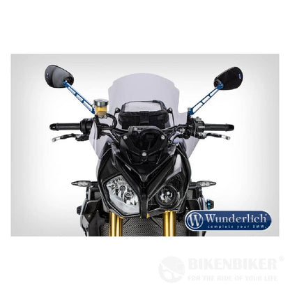 BMW S1000R Ergonomics - "Marathon" Windscreen - Wunderlich