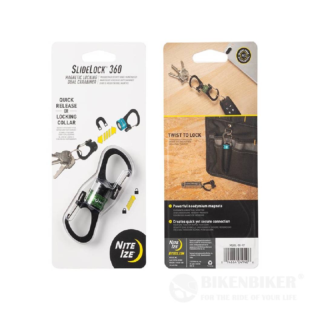 Slidelock® 360° Magnetic Locking Dual Carabiner - nite Ize