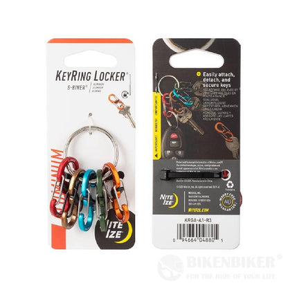 Keyring Locker™ S-Biner® Aluminium - nite Ize