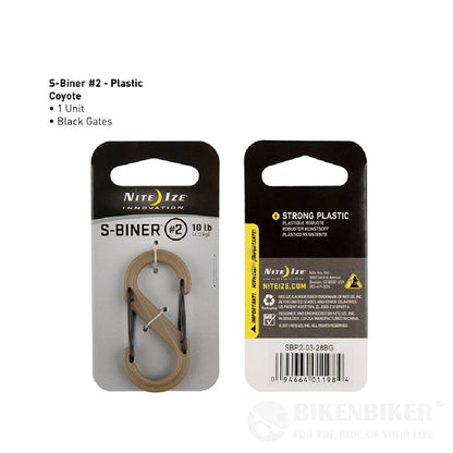 S-Biner® Plastic Dual Carabiner