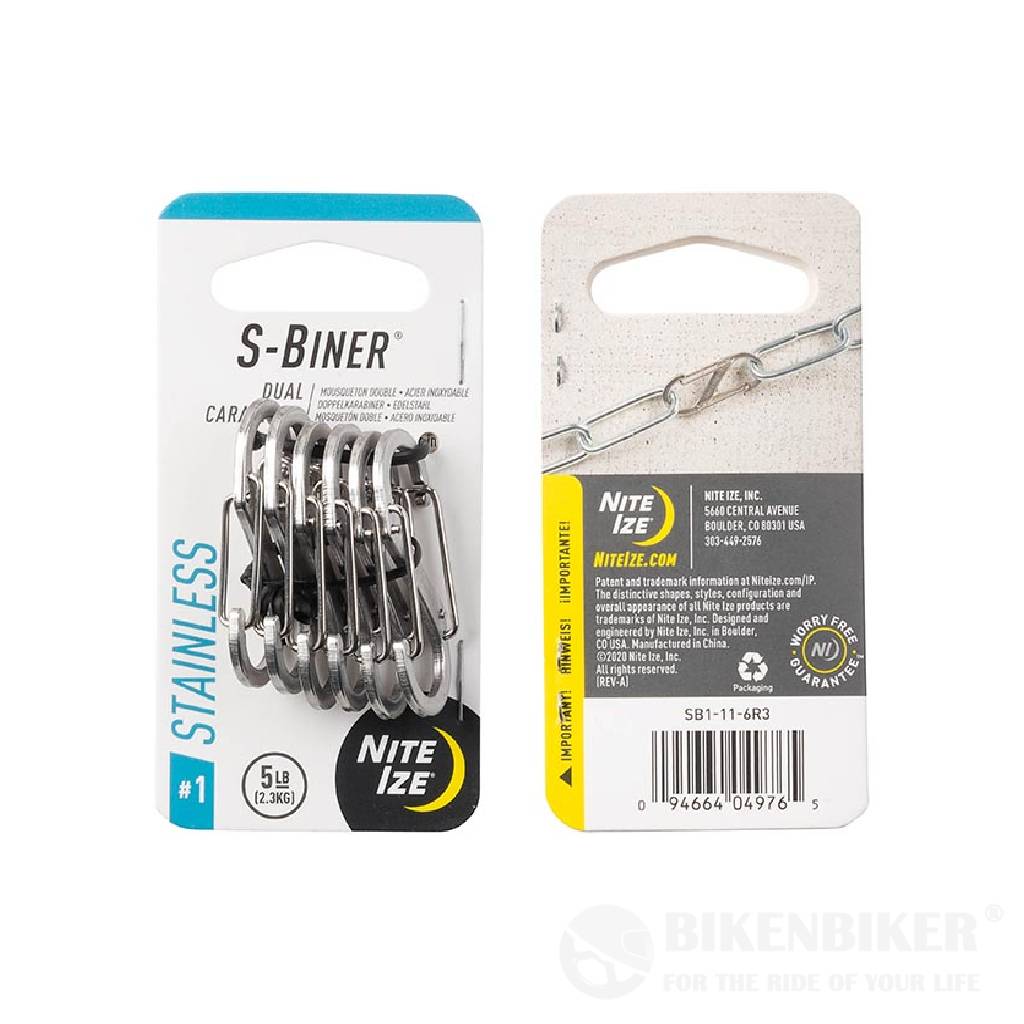 S-Biner® SS Dual Carabiner - nite Ize