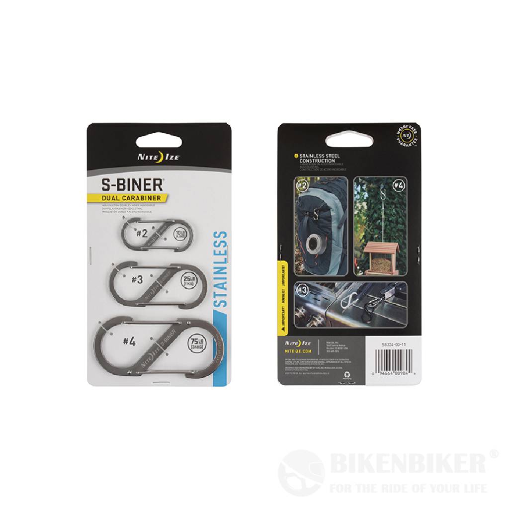 S-Biner® SS Dual Carabiner - nite Ize