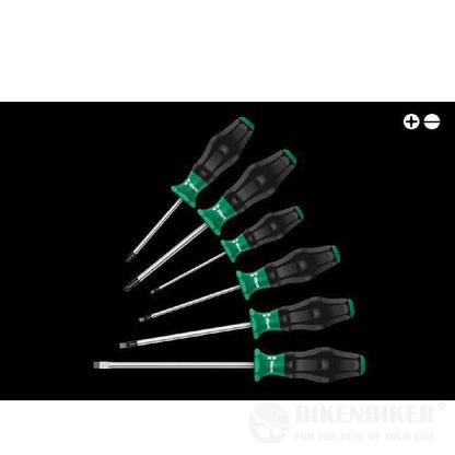 Screwdriver Set - Slotted + Phillips Screws (1334/6)