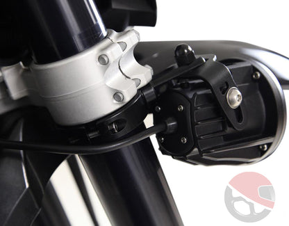 Denali 50mm-60mm Fork Tube AUX LED Mounting Kit