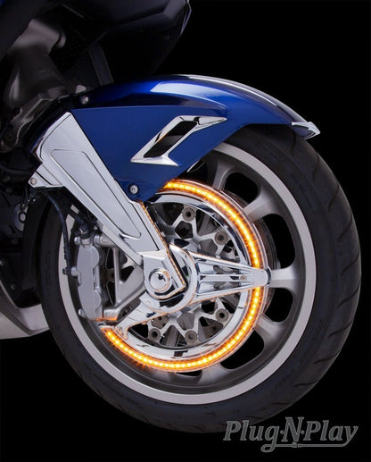 LED Rotor Covers - Honda Goldwing - Ciro Goldstrike