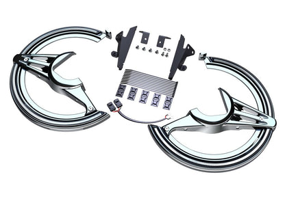 LED Rotor Covers - Honda Goldwing - Ciro Goldstrike