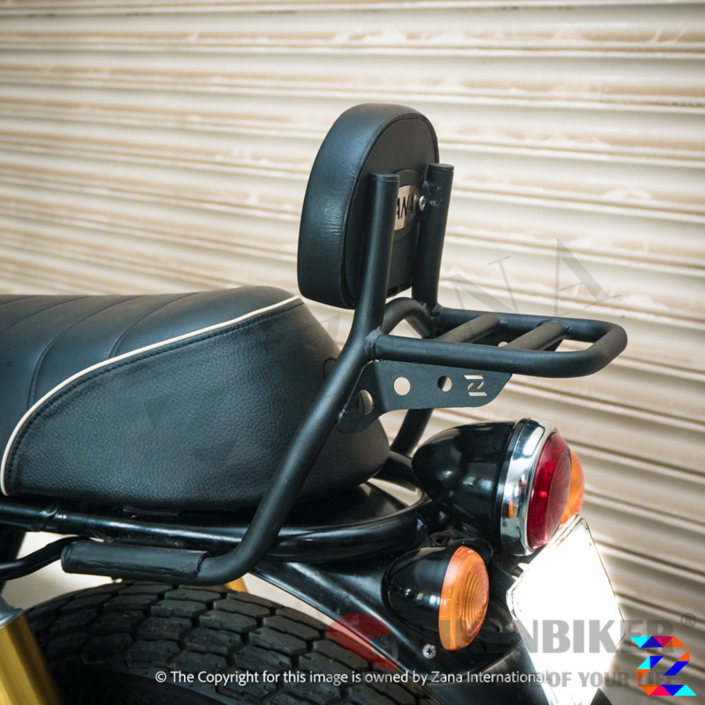 RE Continental GT650 & Interceptor 650 Backrest With Parcel Shelf - Zana