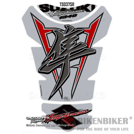 Suzuki Hayabusa 1340 2021 Motorcycle Tank Pad Protector Gel Paint Protection Decal TS037SR-Motografix