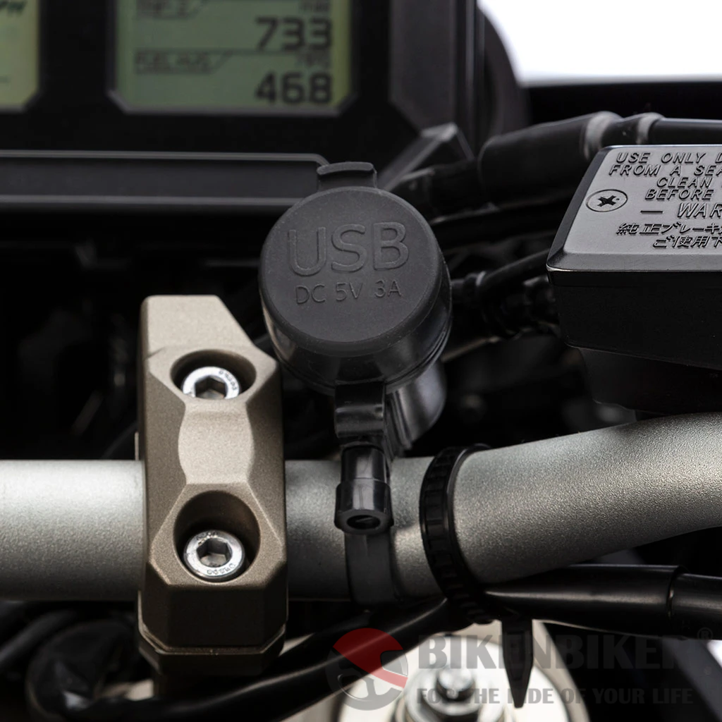 Dual USB Hardwire Charger With Handlebar Mount-Ultimateaddons