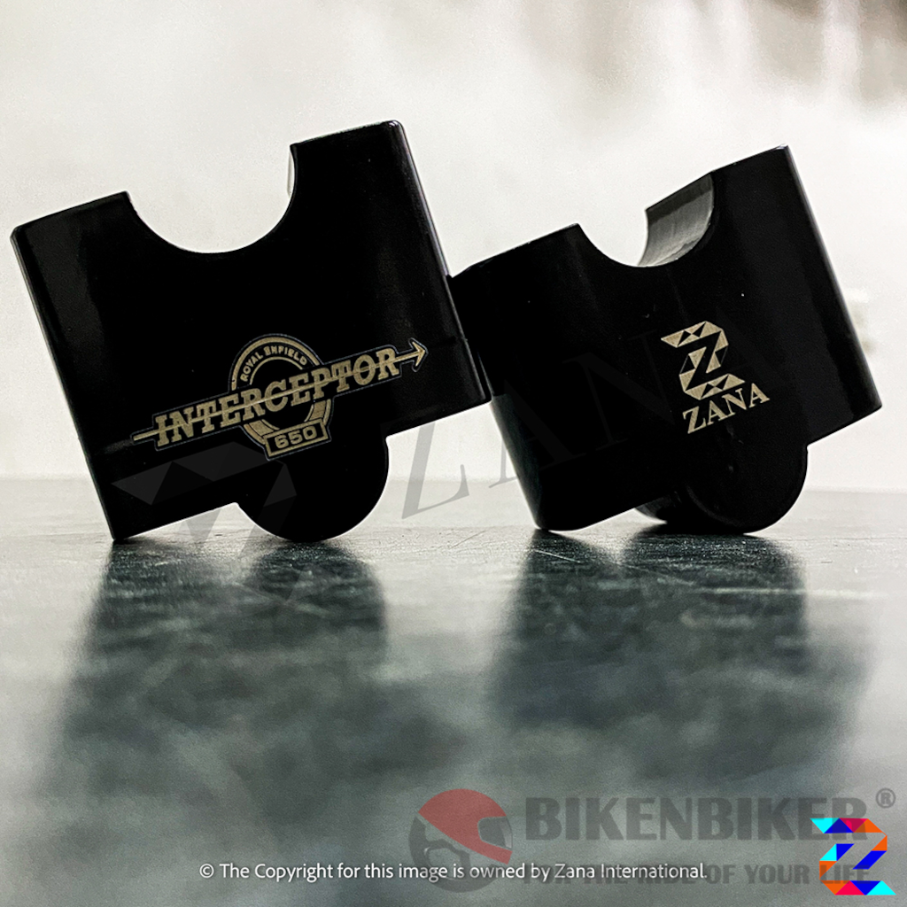 Handle risers for Interceptor 650 - Zana