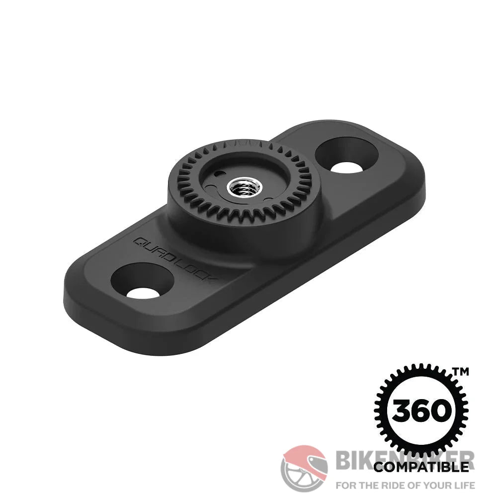 Quad Lock 360 Base - Flat Rectangle 2 Hole Gps Mount