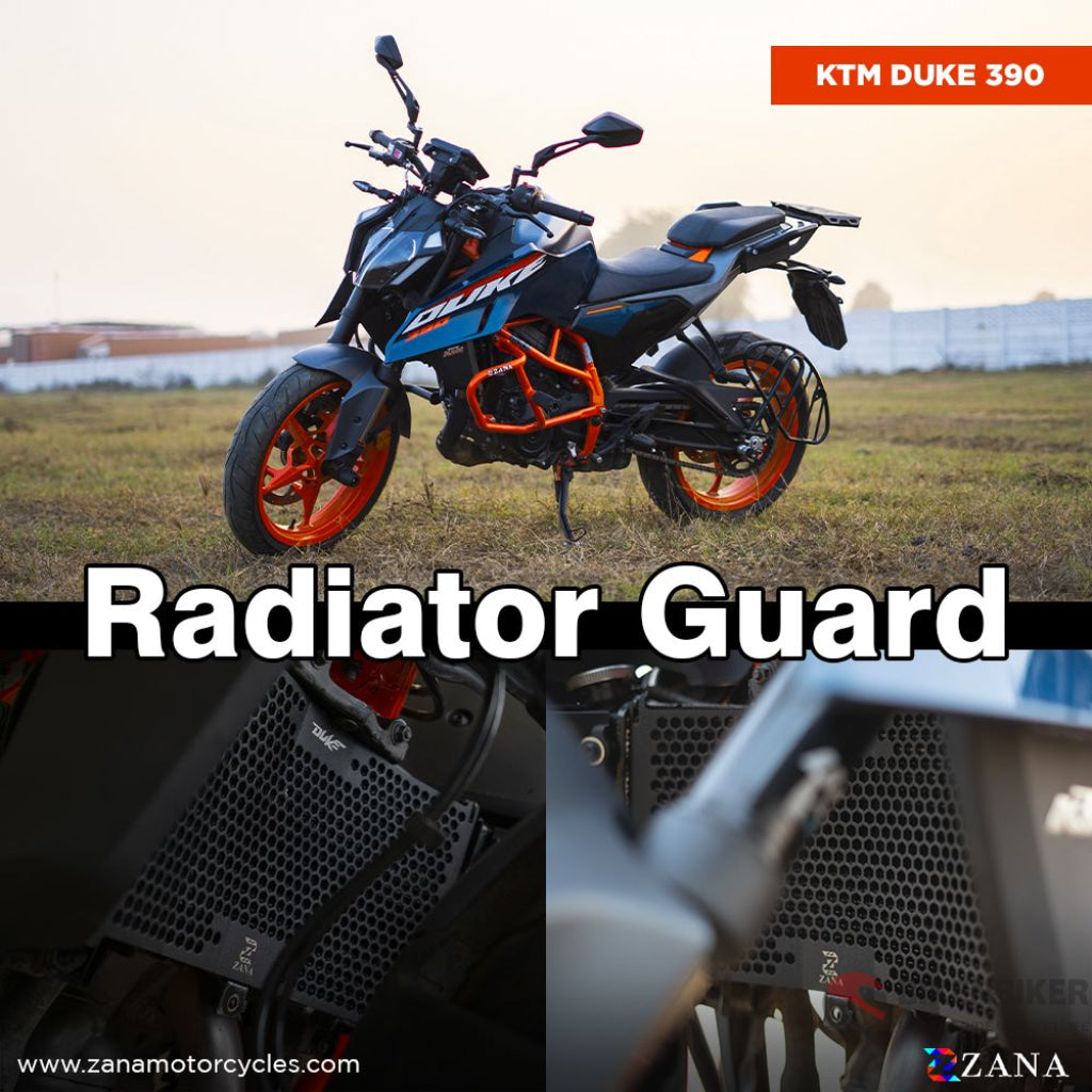 Radiator Guard Honeycomb Black For Ktm Duke 390/250/200/390 Gen 3