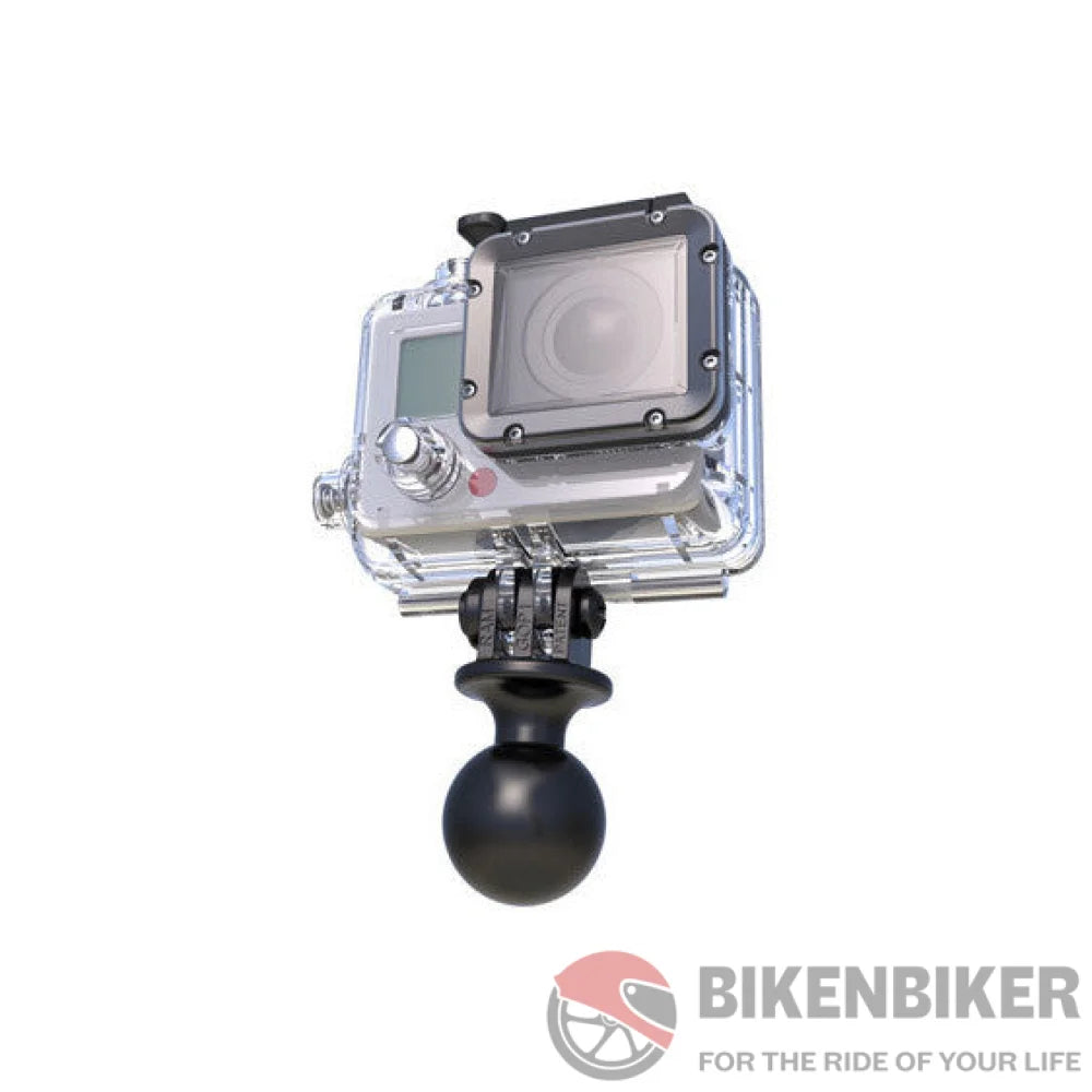 RAM 1" Ball with Custom GoPro® Hero Adapter - Bike 'N' Biker