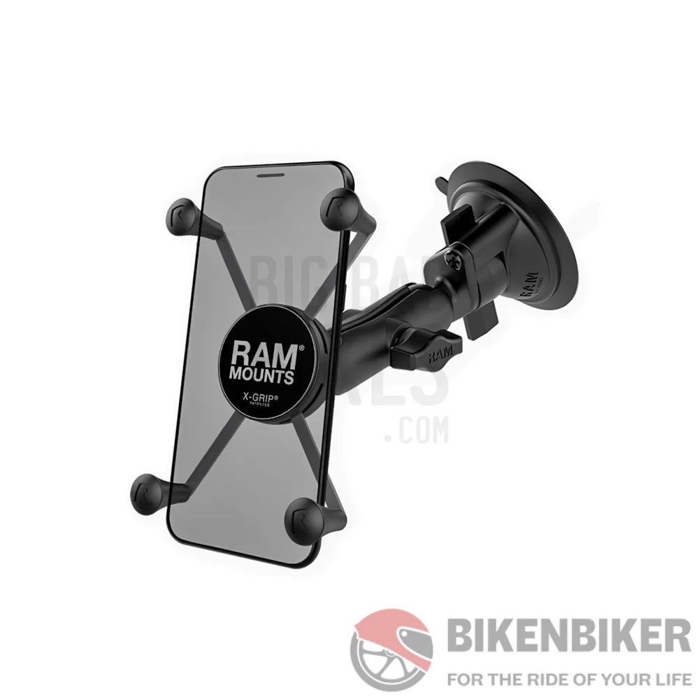 Ram Mounts Large X-Grip Phone Mount W/ Suction Cup Ram Accessory