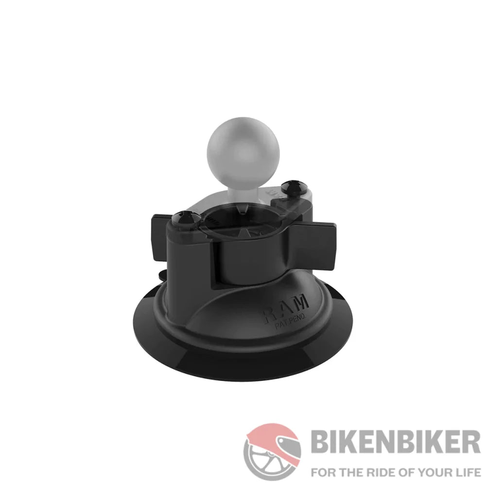 Ram Mounts Twist-Lock Suction Cup Base 3.3 Dia Ram Accessory