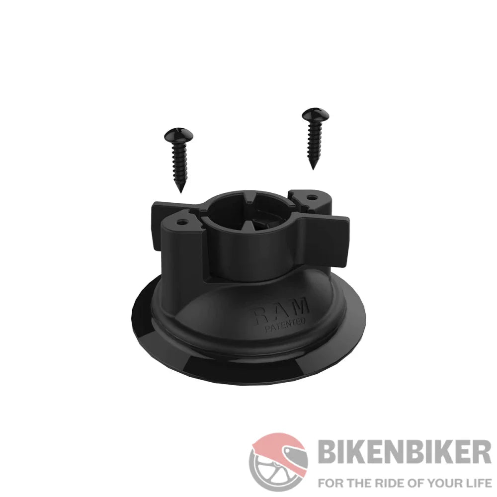 Ram Mounts Twist-Lock Suction Cup Base 3.3 Dia Ram Accessory