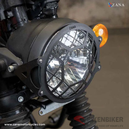 Royal Enfield Hunter 350 Headlight Guard - Zana Bash Plate