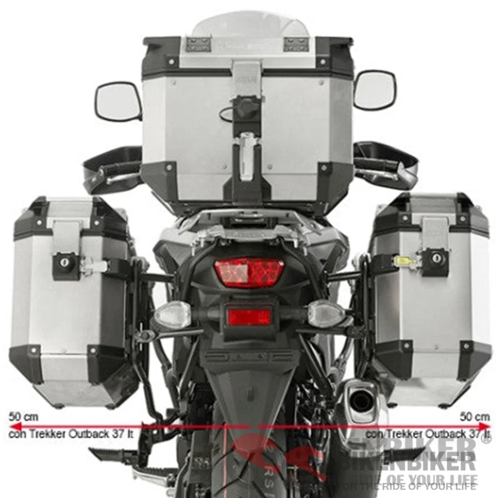 Side Racks For Trekker Outback - Suzuki Vstrom 650 Givi Carrier