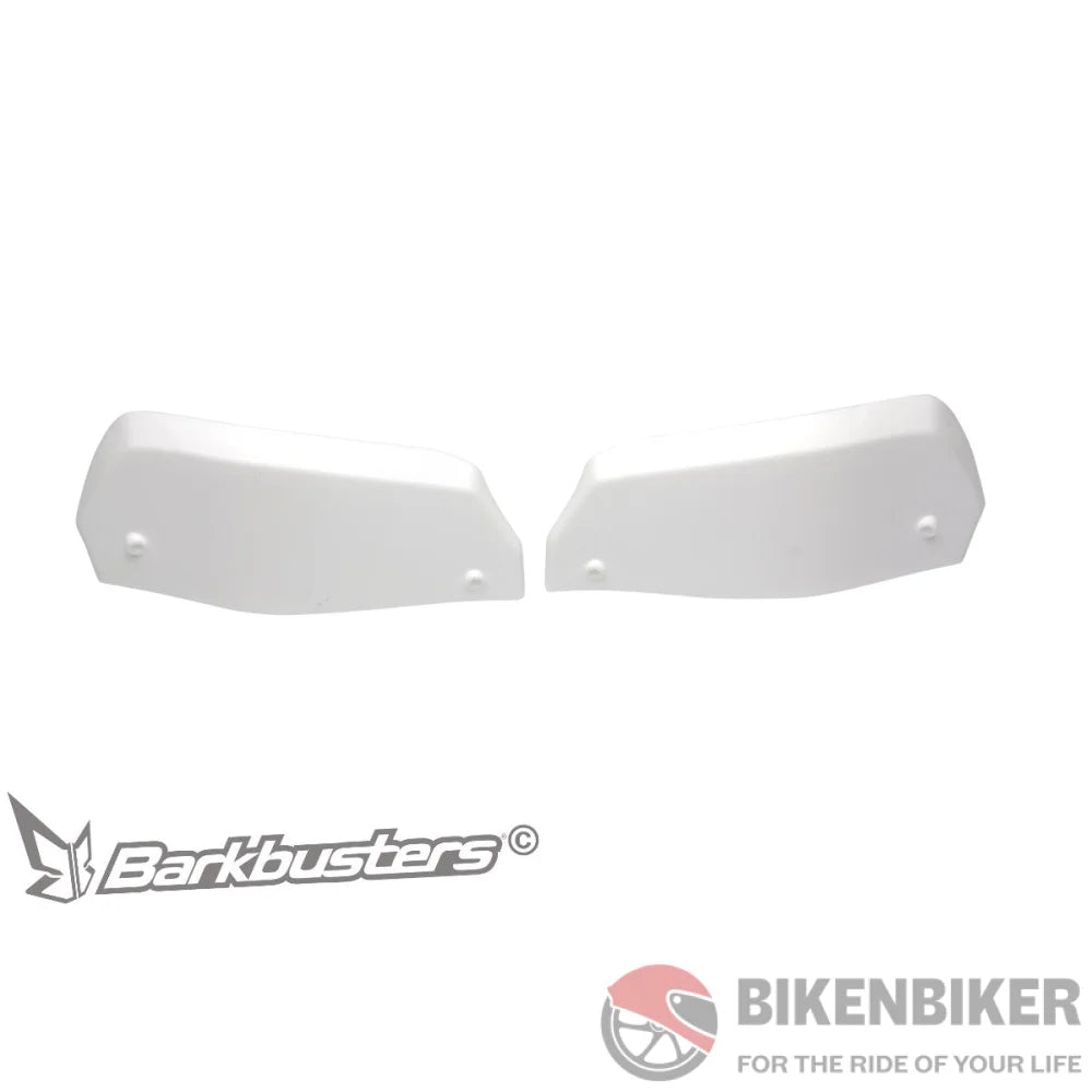 Spare Part Wind Deflector Set - Barkbusters White Hand Guards