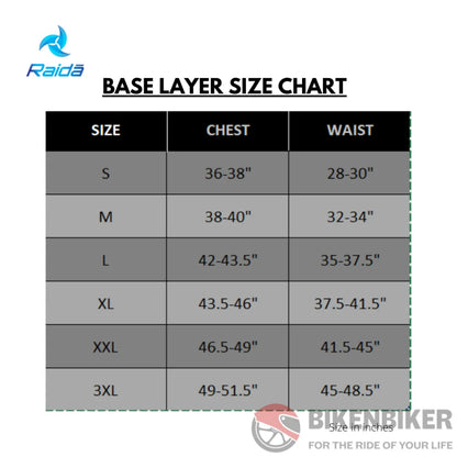 Thermal Base Layer - Raida Rider Comfort