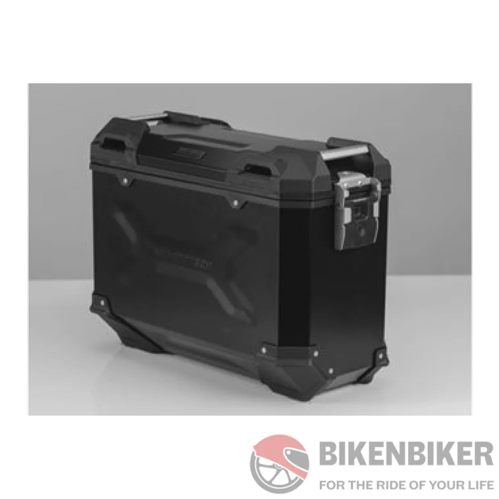 Trax Adv Aluminium Side Case (37L) - Sw-Motech Black / Left