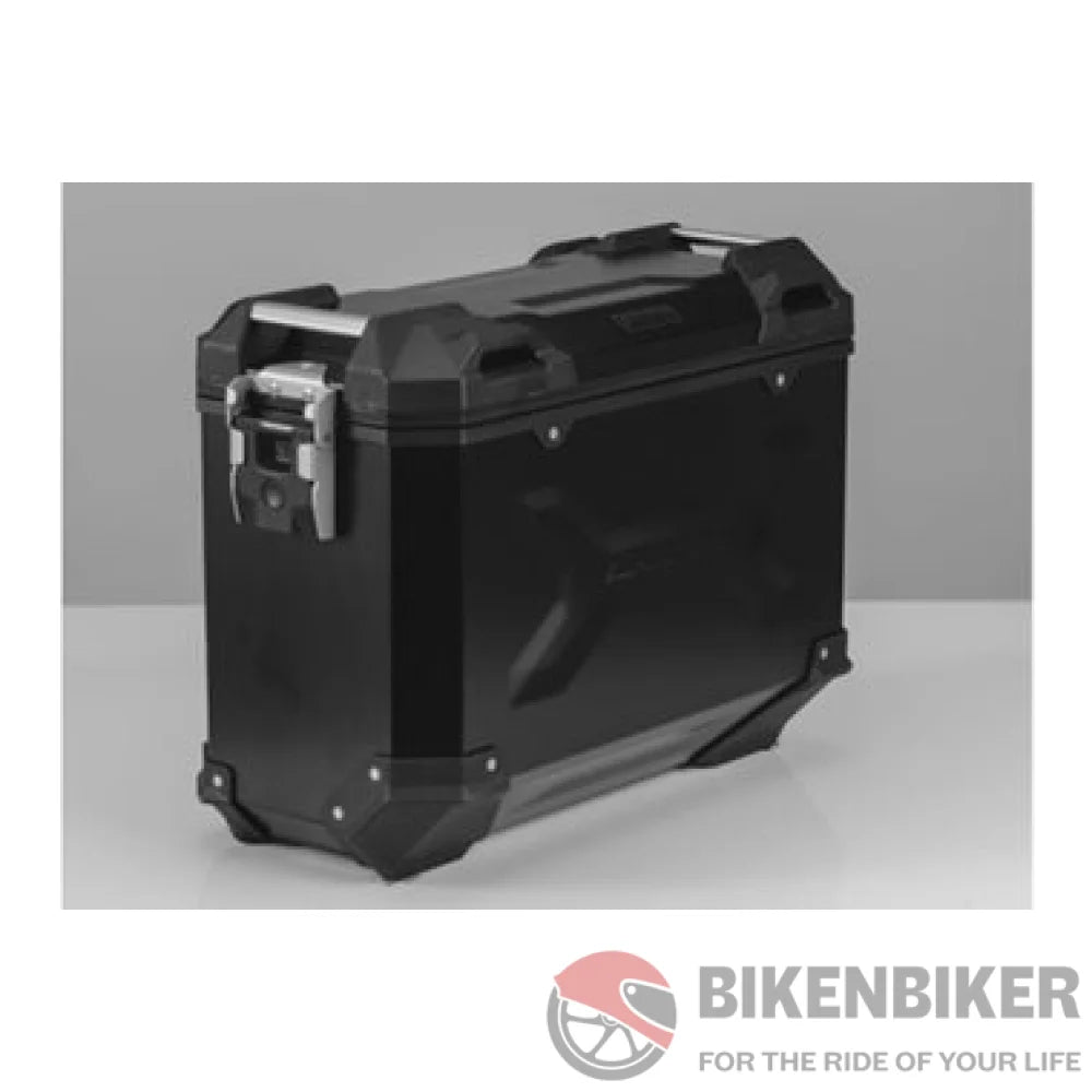 Trax Adv Aluminium Side Case (37L) - Sw-Motech Black / Right