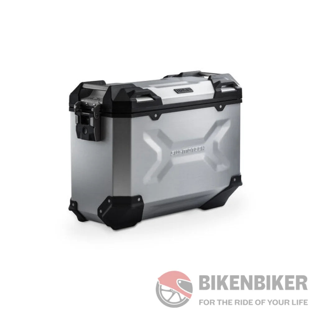 Trax Adv Aluminium Side Case (37L) - Sw-Motech Silver / Right