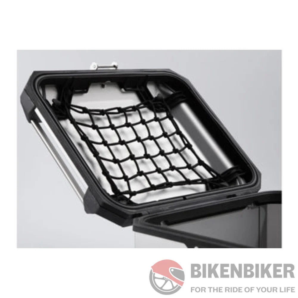 TRAX ADV top case Aluminium 38 L Black/Silver - SW-Motech - Bike 'N' Biker