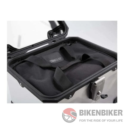 TRAX ADV top case Aluminium 38 L Black/Silver - SW-Motech - Bike 'N' Biker