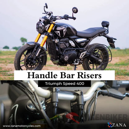 Triumph Speed 400 Vertical Handlebar Riser - Zana Risers