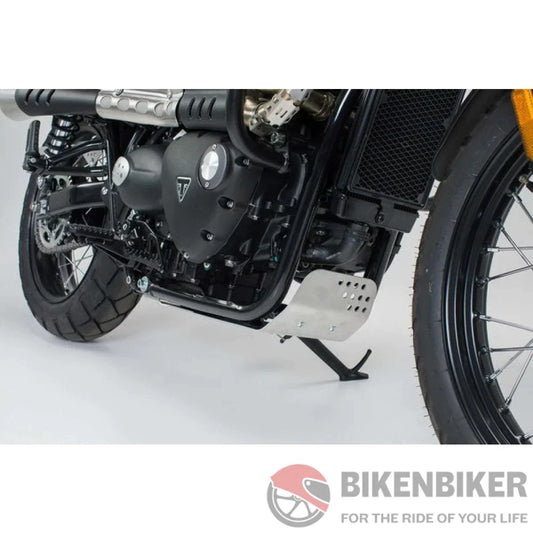 Triumph Street Scrambler/Speed/Street Twin/T100/120 Protection - Sump Guard Sw-Motech Bash Plate